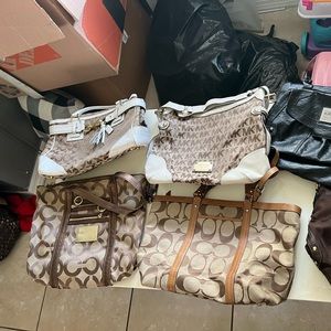 Coach and Michael kors purses